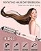 ANWA Rotating Hair Dryer Brush, 4-in-1 Hot Air Styler and Rotating Brush, Rotating Blow Dryer Brush with 2 Detachable Brushes(1.5