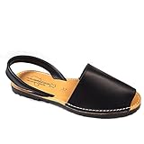  Sandalias Menorquinas Negro - Color - Negro, Talla - 35