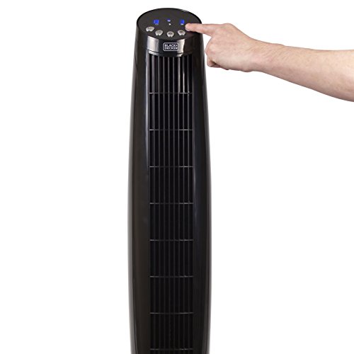 Black + Decker 36 Inches Digital Tower Fan With Remote, Black #TOP2