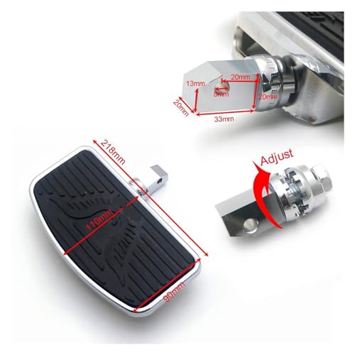 Repose-pieds passager arrière pour XL883 XL1200 moto custom cruiser - 4