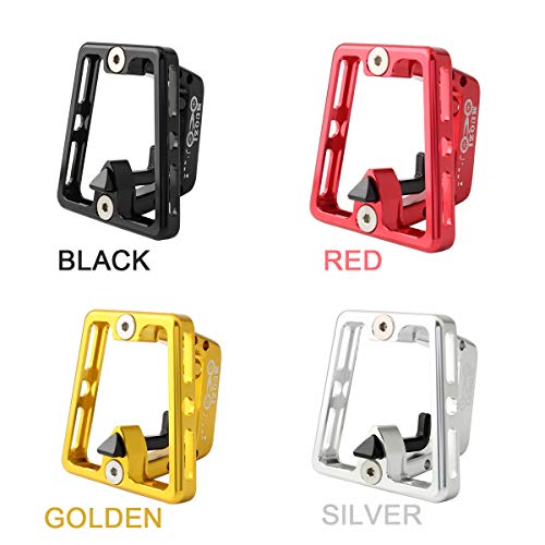 Acessório de bicicleta, Andoer Suporte de suporte frontal para bicicleta em liga de alumínio Suporte