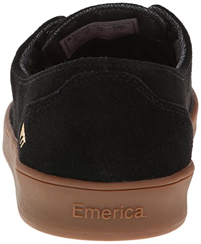 Emerica Men\'s The Romero Laced Skateboarding Shoe,Black/Gum,10.5 M US