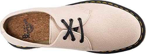 Dr. Martens Unisex 1461 Loafer Flat, Warmsand Natural Canvas, 11 Us Women #TOP4