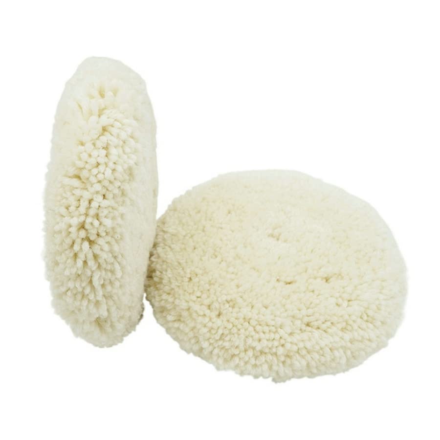 7 Pollice 180 MM Doppia Laccia Morbida Lana Pulita Lucidatura Pad Dischi Per Lucidare Spazzole Lucidatrice Per Auto Vernice Rettifica Ceretta