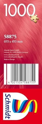 Puzzle 1000 pièces Schmidt Spiele Sommeil aux Pattes de Velours Illustration colorée Chats et roux Paysage Neuf - vue 3