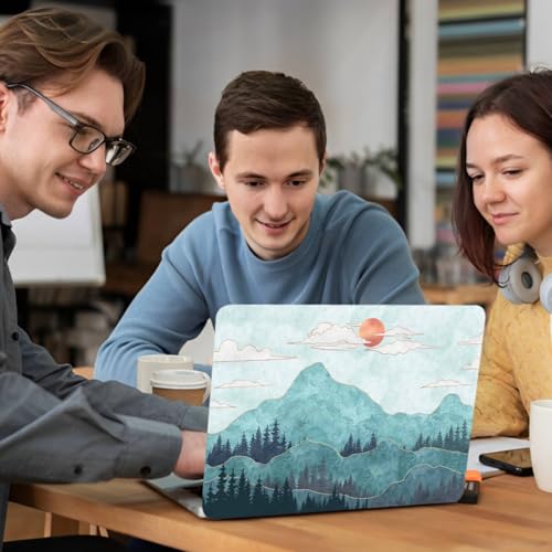 Funda MacBook Pro 14 resistente a arañazos con cubierta teclado montaña 6