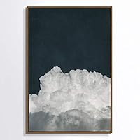 Framed Canvas Wall Art Beautiful Cloud on Sky Canvas Prints Home Artwork Decoration for Living Room,Bedroom - 16x24 inches