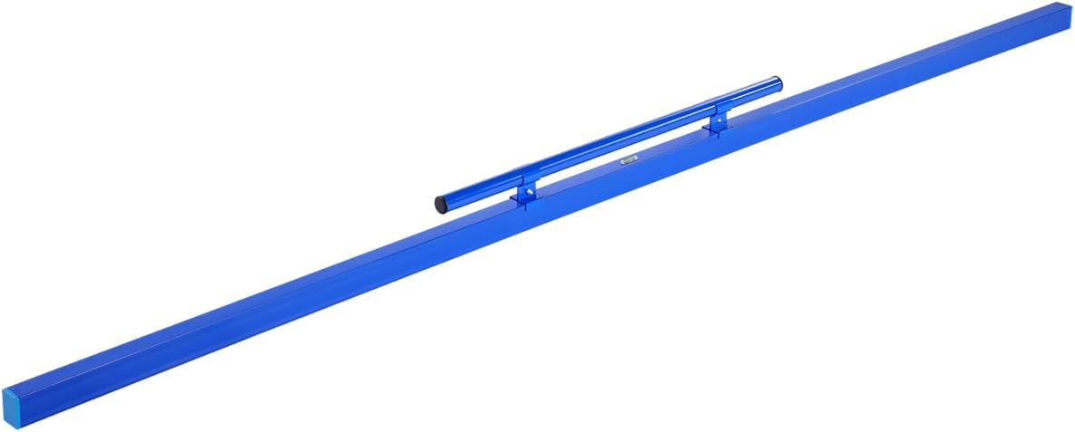 VEVOR Concrete Screed, 96 Inch Screed with Level Vial, Easy Cleanup & End Cap Design, Aluminum Lightweight & Reversable Handle for Leveling Floors, Small-Scale Construction and Home Renovation