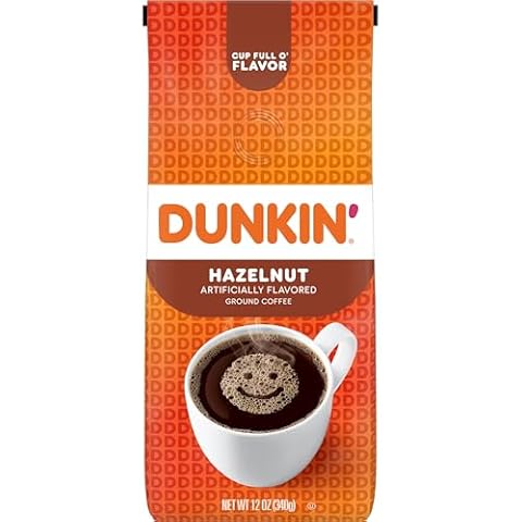 Dunkin' Donuts Hazelnut Ground Coffee 340g Cover
