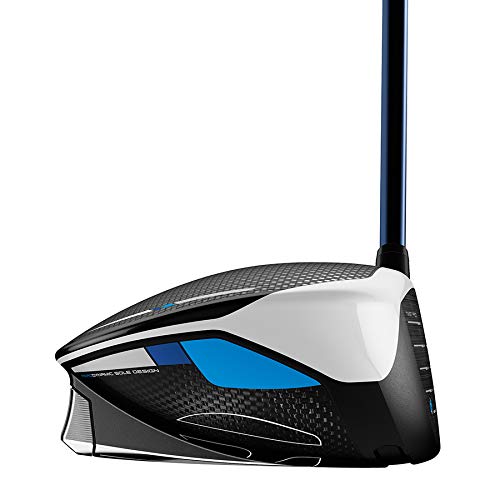 Taylormade Sim Max Driver, Fujikura Ventus Blue 6 Shaft, 9.0 Degree Loft, Right Hand, Stiff Flex , Black, Titanium, Blue #TOP3
