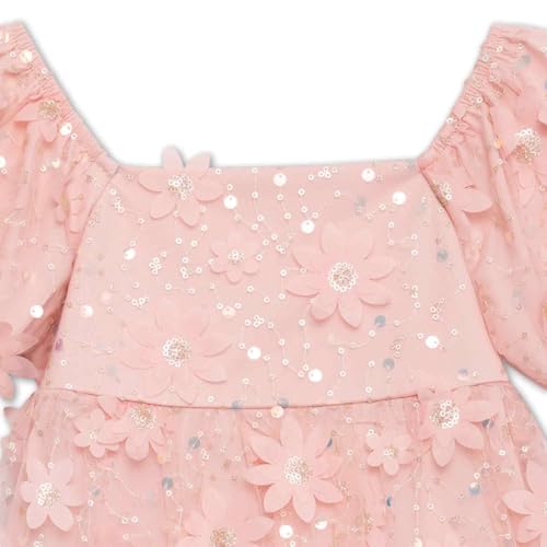 Speechless Girls' Sequined Tulle Party Dress3