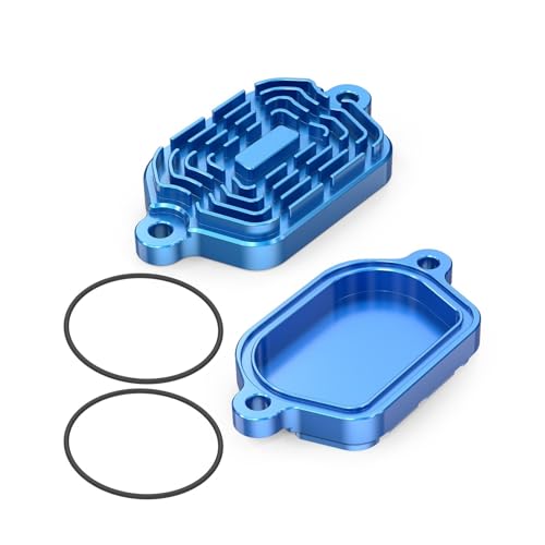 Couvercles à ailettes de protection pour Suzuki DR650S bleu anodisé