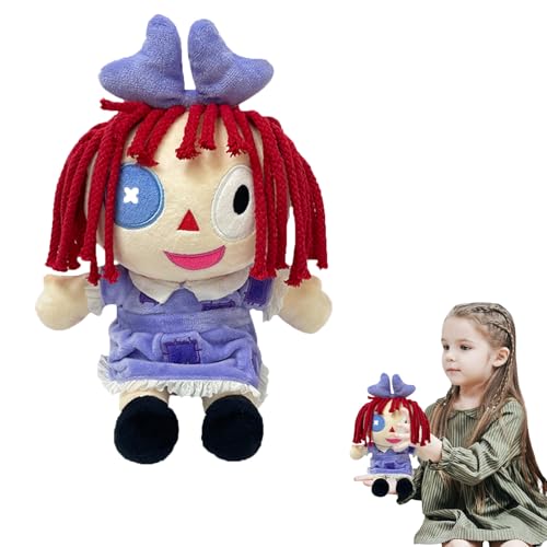 POPOYU Peluche de cirque numérique, 30 cm, en peluche, pomni Jax, clown du cirque, poupée en peluche, cadeau de Noël ou d'anniversaire, pour garçons et filles