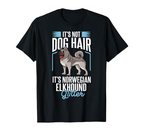 Norwegian Elkhound Dog Gift Puppies Owner Lover T-Shirt