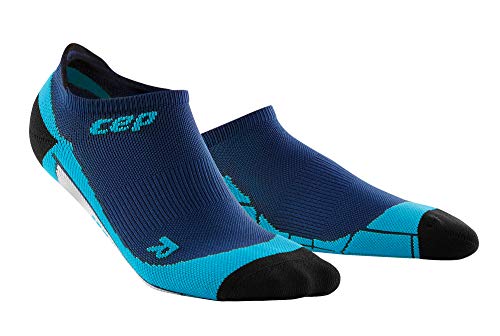 Men’s No Show Compression Running Socks - CEP (Deep Ocean/Hawaii Blue) 5
