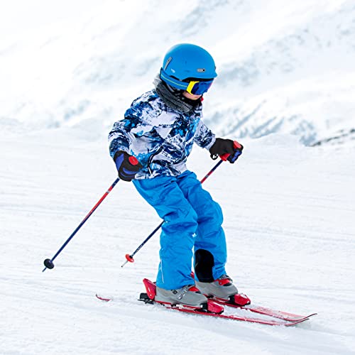 Onesing Snow Gloves For Kids 2 Pair Kids Snow Gloves Ages 3-7 Kids Winter Gloves Boys Kids Ski Gloves Warm Ski Gloves Thick Warm Windproof Gloves For Boys Girls #TOP4
