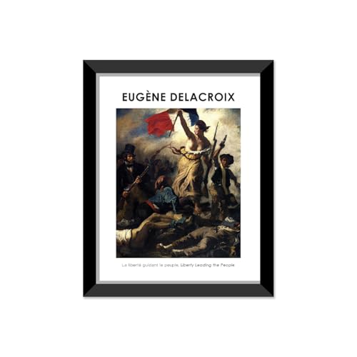 LABORATORIO 102 Quadro Eugène Delacroix La Libertà Che Guida Il