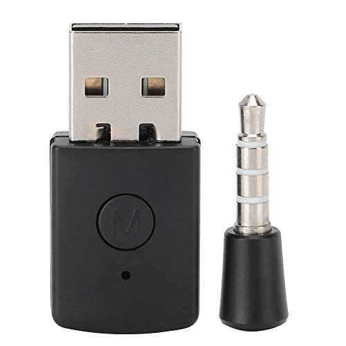Bluetooth Adapter for PS4, Bluetooth 4.0 USB Dongle Transmitter and Receiver with Mic for PS 4 Game Console Gamepad