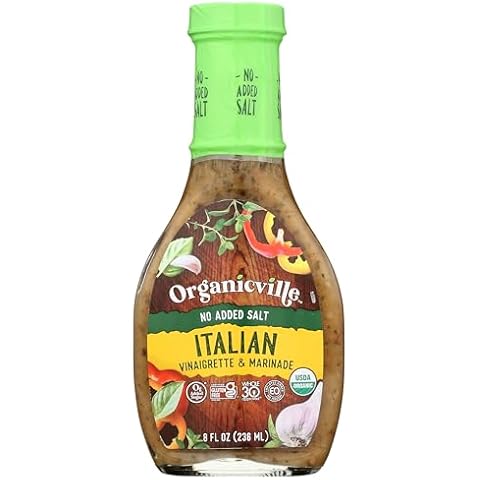 ORGANICVILLE Organic Salt Free Italian Dressing, 8 FZ Cover