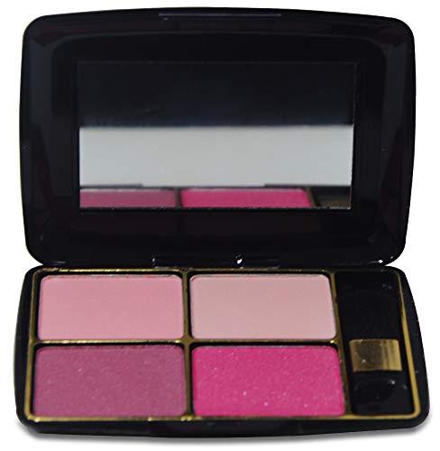 Makeup & More 4 Color Blusher, Blends Easily, Contours Cheeks, Has 4 Unique Color Shades, 17.6G