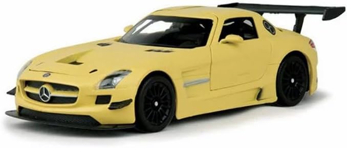SLS AMG GT3 Matte Yellow 1/24 Diecast Model Car by Motormax 79501yellow