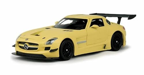 SLS AMG GT3 Matte Yellow 1/24 Diecast Model Car by