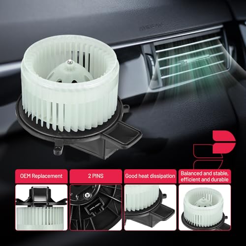 Image of BDFHYK AC Heater Blower Motor Fan 700216 Compatible with Town & Country,Compatible with Dodge Durango Grand Caravan, Grand Cherokee,HVAC Blower Motor Assembly 68029719AB PM9353 6552607 2311703