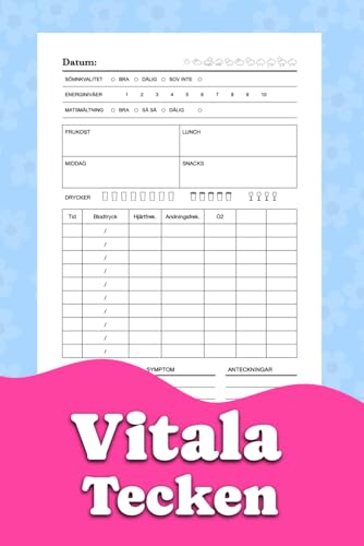 Vitala Tecken: för spårning av dina livsstilsfaktorer, blodtryck, hjärtfrekvens, andningsfrekvens, syremättnad och mycket mer