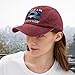 Spain August 12 2026 Solar Eclipse Celestial Event Hats for Men Fashion Washed Wine Red