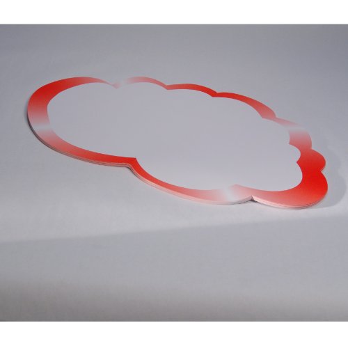 Office Line Moderationskarten"Wolken", weiß/rot, 130 g, Format: 42 cm, 20 Stück, Art.Nr.: 770089 Cover