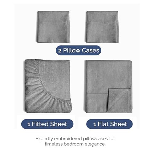image for CGK Unlimited Full Size 4 Piece Sheet Set - Comfy Breathable & Cooling