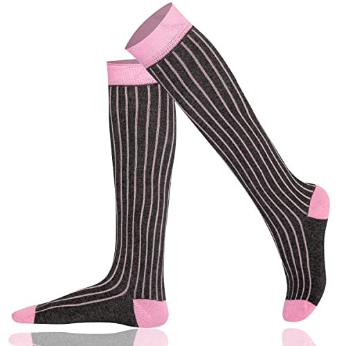 Image of Mysocks Unisex Extra Fine Combed Cotton Knee High Socks, Hand Linked Toe, Soft Latex Band