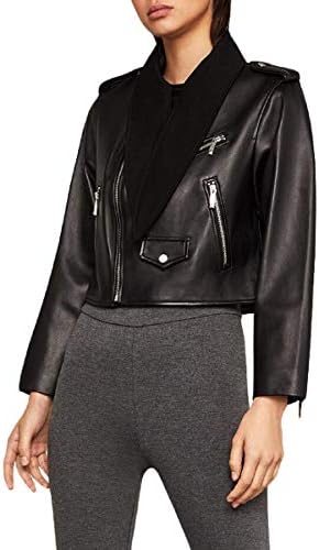 bcbg leather top