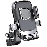ONEMAJI Supporto Smartphone Moto per Yamaha XJR 1200 1995-1998, Porta Cellulare Manubrio Bici Morsetto GPS Supporto Telefono Moto Rotazione Anti-Vibrazione