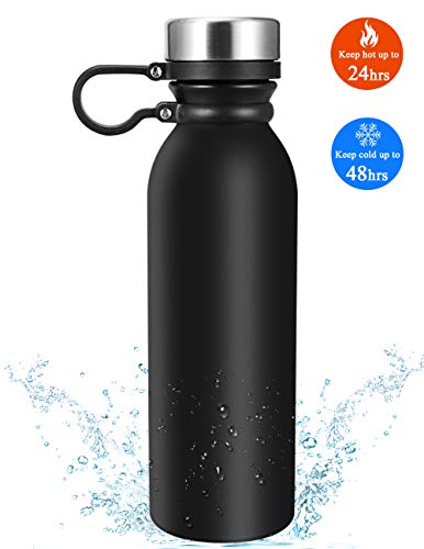 Thermoflask, Eccomum 20 oz Vacuum flask, 18/8 Stainless Steel Double Wall Water Bottle