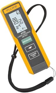 Fluke 417D Laser Distance Meter: 131 ft Range, +/-2mm Accuracy, IP54 Rugged, One-Button Area Calc for Contractors