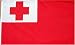 Tonga National Country Flag - 3 foot by 5 foot Polyester (New)