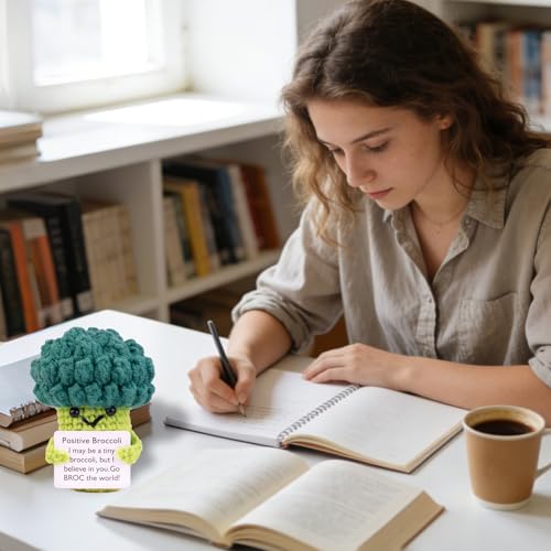 Mwmoeen Lustige Positive Kartoffel Pocket Hug, Kreative Positive Broccoli Puppe Beste Freundin Geschenke für Freundin Frauen(A28)
