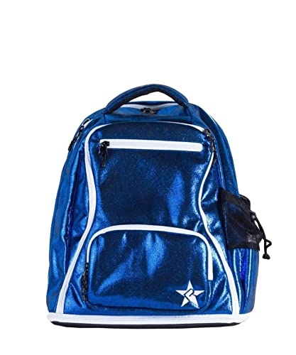 Royal Faux Suede Rebel Dream Bag with White Zipper Cover