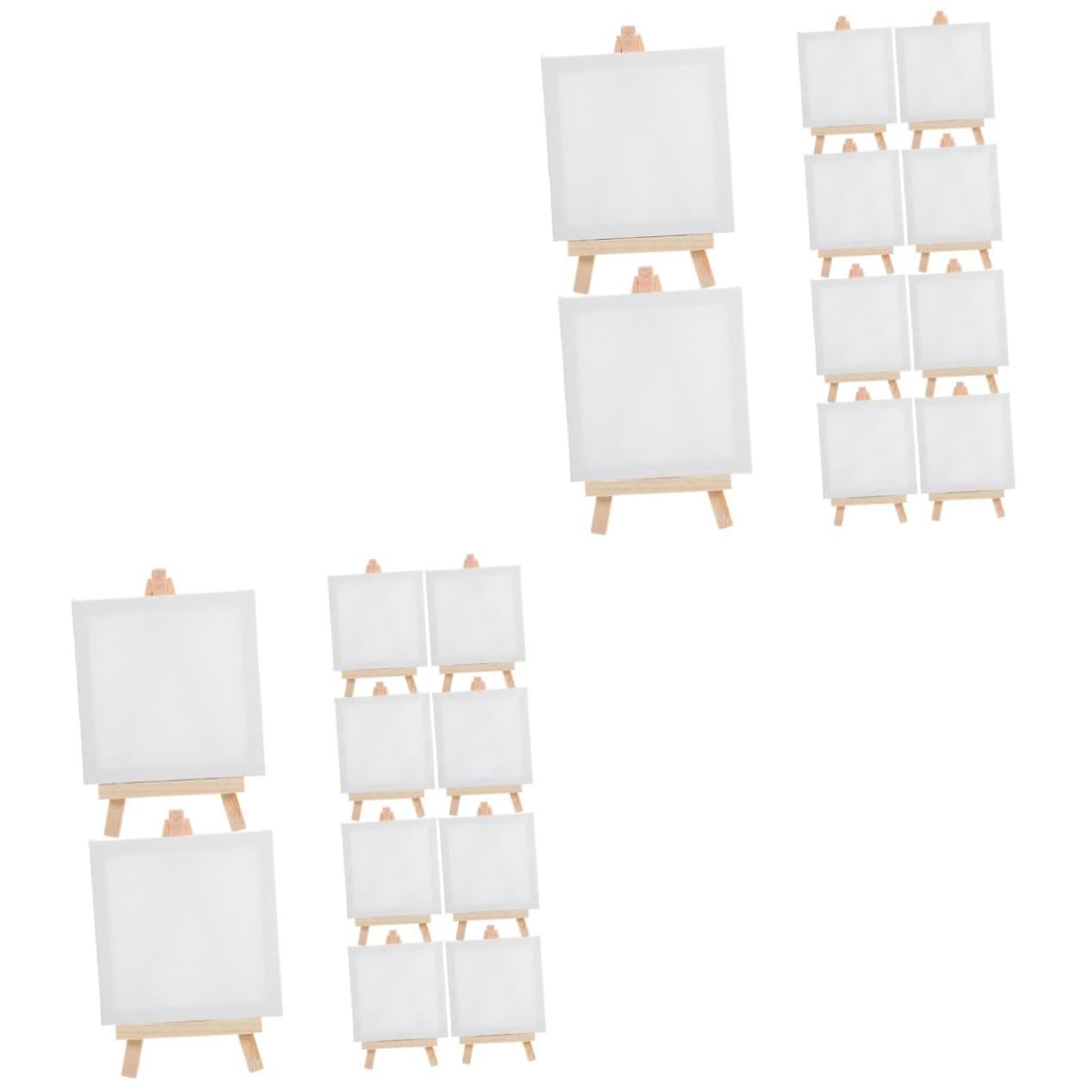 NUOBESTY 24piezas Caballete Para De Decorativos Soporte Estable Para Manualidades y Infantil
