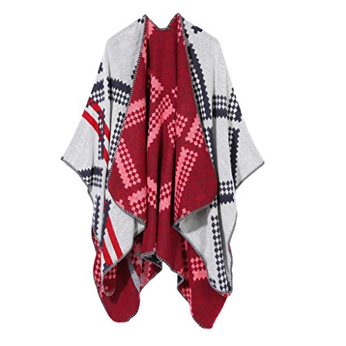 Wolkaibi タッセルパシュミナショールラップケープセーター