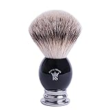 RoyalShave PB8 Silvertip Badger Hair Classic Wet Shaving Brush - Weighted Handle