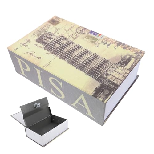 DOITOOL Boîte De Rangement Secrète Pour Serrure Et Clés Coffre-fort Caché Pour Bijoux Décoratif Vintage