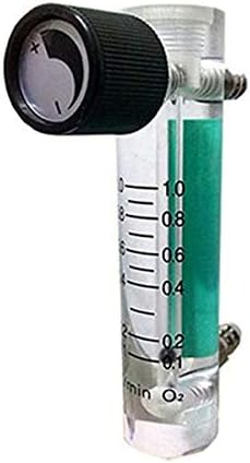 Best Design 0.1 1lpm 1l Flow Meter Flowmeter With Control Valve Gas, Oxygen Flow Control - Oxygen Regulator Flowmeter, Flow Meter Valve, Air Flow Meter, Oxygen Flow Regulator, Oxygen Measuring Meter