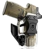 WARRIORLAND IWB Clear Holster Optic Cut & Claw Compatible with Taurus G2C/G3C/G3C Toro/G3 & Taurus PT111 Millennium G2 / PT140 Pistol, Concealed Carry, Adj. Cant & 'Posi-Click' Retention