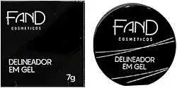 Delineador em Gel Super Preto À Prova D'água FAND 7g