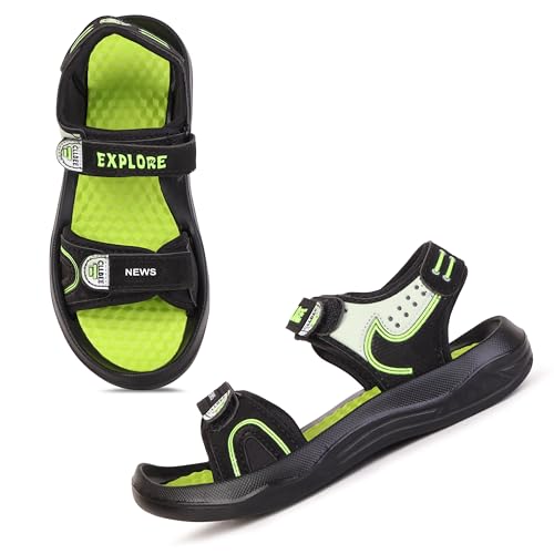 Image of Sandals for Kids, Light Weight Sandals GR-SAN-4027-13C Green