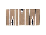 Tough 1 55% Wool Sierra Saddle Blanket, Taupe/Black/Cream, 30 x 30