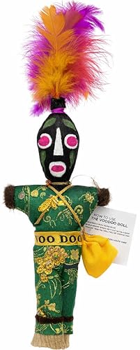 Mardi Gras World Voodoo Doll Money Green Wealth Luck Prosper Spells Magic New Orleans