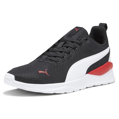 PUMA Mens Anzarun Lite Lace Up Sneakers Shoes Casual - Black2